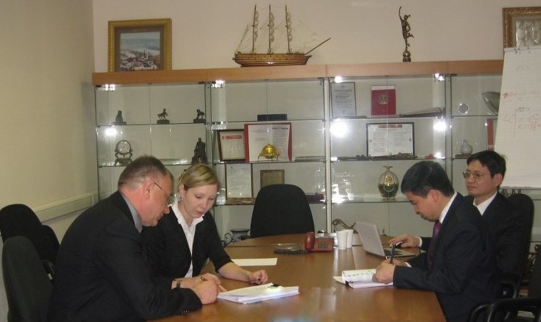 Lisemco-TPE(Russia) sigining contract for supply & fabrication of supporting steel structures value 15,6 bill of USD